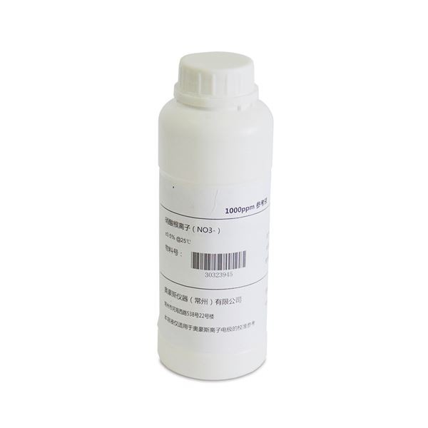 奥豪斯配件硝酸根离子电极标液 1000ppm 500ml（停产