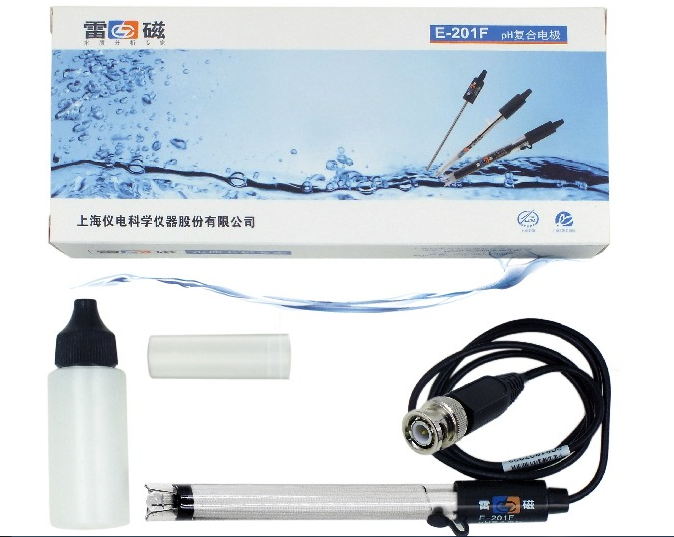 上海雷磁pH可充式复合电极  E-201F