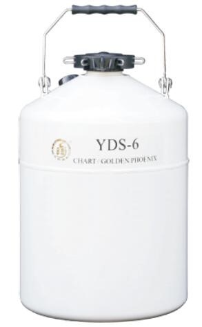 成都金凤升级版贮存型液氮生物容器(小)YDS-6 Up